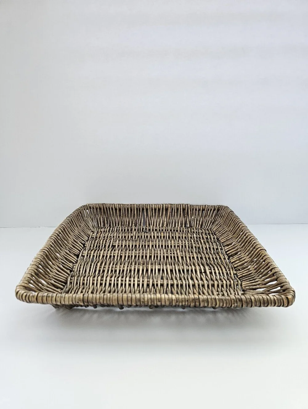 Wicker Bread Baskets Handwoven Storage Basket Bin Fruit Vegetables rustic